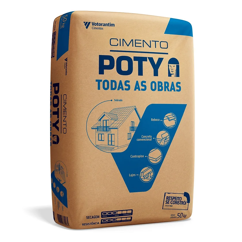 Cimento Poty Todas as Obras 50kg