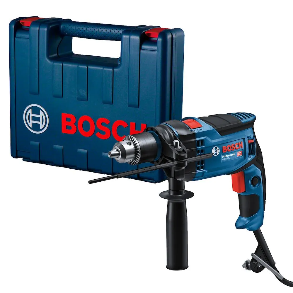 Furadeira Bosch De Impacto 1/2 Gsb 16 Re 850W 220V+Maleta