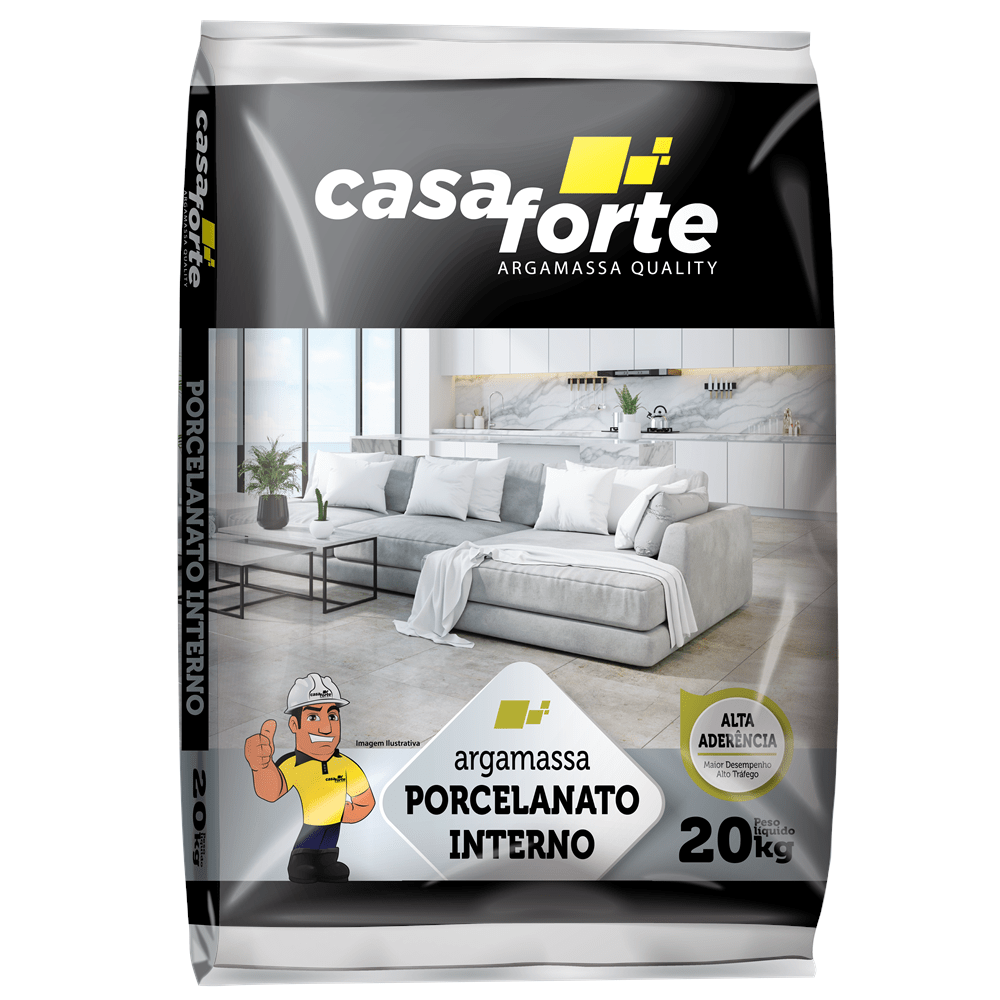 Argamassa para Porcelanato Casa Forte AC III Interno 20KG